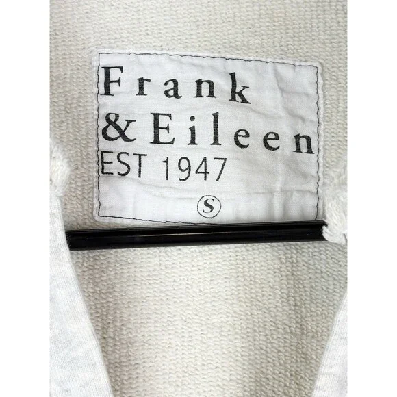 Frank And Eileen Popover Henley Light Grey Size Small - Picture 2 of 10